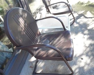 Who does not just love these solid metal Motel Chairs