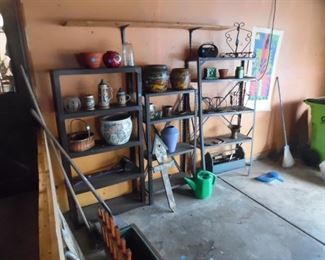 Don't let the cold air stop you, the garage is just packed with items