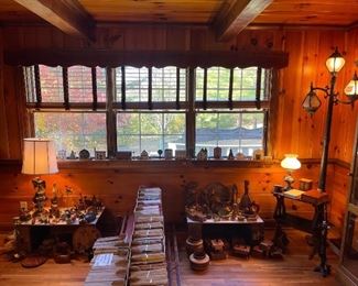 Wood Carvings + Lamps