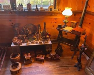 Wood Carvings (Vases, Boxes, Etc) + Bibles