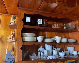 Amber Glasses + China + Wood Toys and Decor + Etc