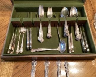 Silver plate flatware
