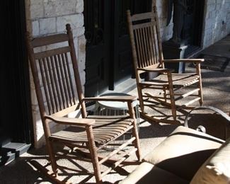 pair of rocking chairs 