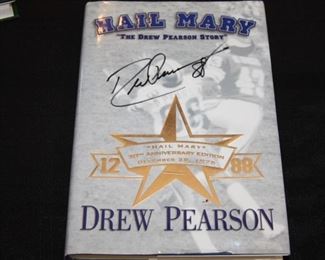Drew Pearson signed book