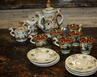 rare R, Capodimonte Tea Set 