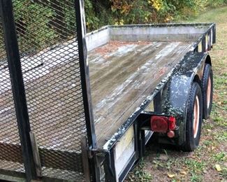 Rear view of Rice Trailer 