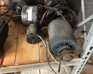 Multiply old electric motors/parts 