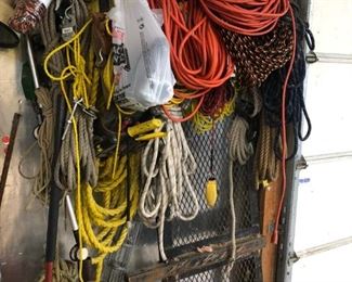 Multiply electrical cords, rope ect.
