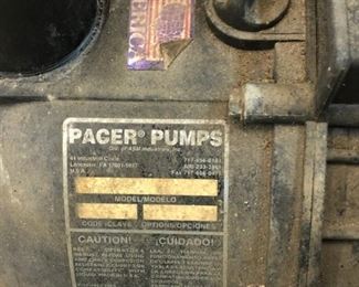 Pacer Pump from previous pic - Gasoline driven 