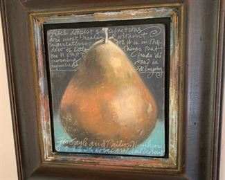 Carol Anthony (American 1943-) oil on board, inscribed