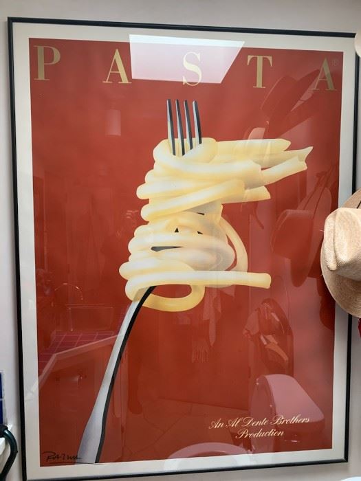  'Pasta An Al Dente Brothers Production' 1983, serigraph and offset