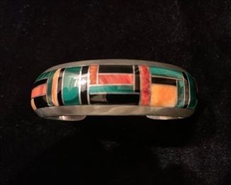 Richard Begay (Dine 1943-2013) inlay cuff