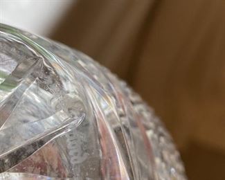 #10 -$36 -  Waterford crystal 7” vase Glandore pattern 