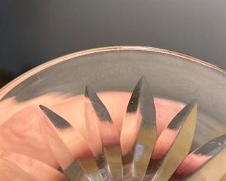 #10 -$36 -  Waterford crystal 7” vase Glandore pattern 