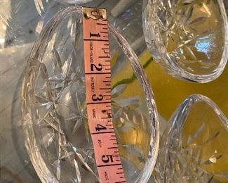 #13 - 25% off the $160 RARE Waterford oval egg shaped salad bowls Lismore set of 8 