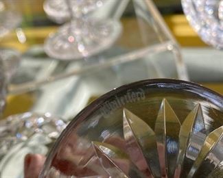 #15 - $160 - Set of 8 Waterford crystal Donegal or Kilcash pattern Hock wine glasses. mint condition. 