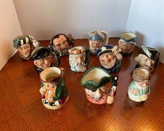 #35 - $120 - Set of 11 Royal Doulton toby Jar 