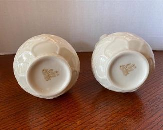 #38 - $36 Pair of beleek Irish vases - Mint condition. 