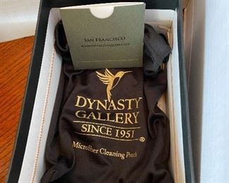 #43 - $36 Glass paperweight the Wonder of the Sea, purchased in San Fransisco at the Dynasty Gallery, Original box. 