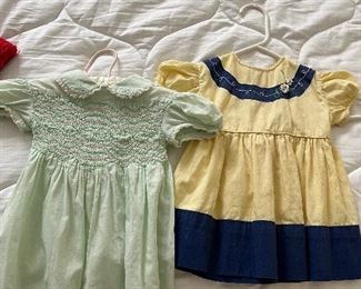Two little girls dresses