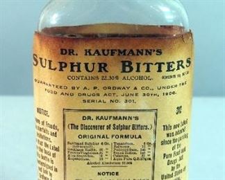 Medicine Bottles Various Manufacturers And Sizes, Qty 5