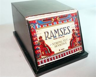 Metal Ramses Condom Tin 3 Drawer Cabinet, 8.25" x 11.25" x 14.25"