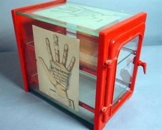 Glass And Metal 2 Shelf San Cura Ointment Medical Cabinet, 9.75" x 12" x 7.25"