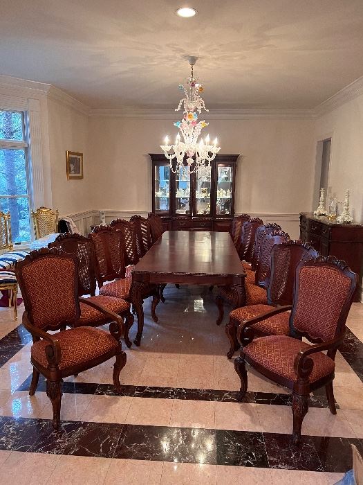 12 Chair dining table /set
