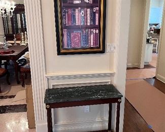 Marble top table