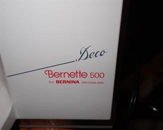 BERNETTE SEWING MACHINE 500 - DECO - BERNINA