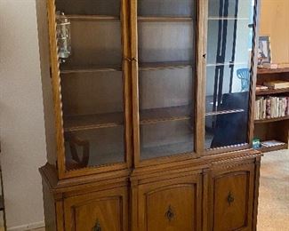 DREXEL TRIUNE MAHOGANY CABINET.   Dated 5/63 and is in Excellent Condition 56” x 15 1/4” x 75” tall.   No. 555-430-G 
