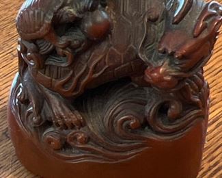  Resin Replica of a paperweight once used by royalty in Taiwan.  Souvenir from the National Museum of Taiwan. 