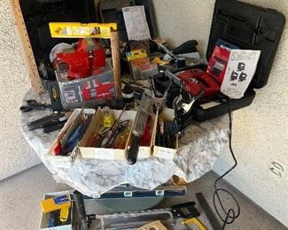 Lot of 50 +hand & power tools .
