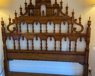 DREXEL Solid wood “cool” headboard.
60”x69”