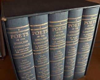Poets of the English Language By Viking Press excellent condition.   Lots of wonderful books!!!