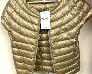 SOLD New Cotes of London Down  The St Ives Down Vest  $218 offered for $75