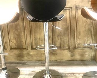 Bar Stools Adjustable Height  2 Brown sold  &  2White      $50 each 