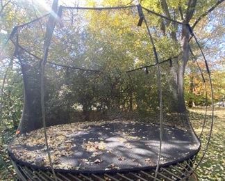 Spring fire Large Trampoline Like New     $2000    Offered for $975