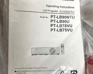 Panasonic projector like new $445