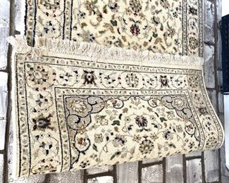 India Nain Hand Knotted Wool & Silk runner 32'' wide x 125'' long  retail $ 11,500 offered for $1775
