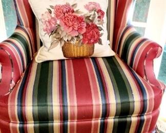 Hickory , wing chair 