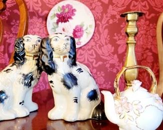 Reproduction Staffordshire  Dogs, 