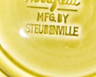 Steubenville , pottery, Woodfield Pattern