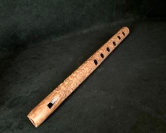 Carved Woodwind instrument 