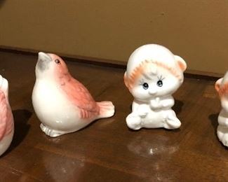 $3.00 for both. Vintage Salt and Pepper. Both have the bottom plastic stoppers. 