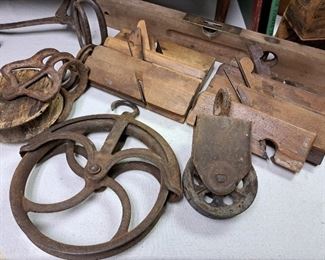 Primitive pulleys and tools