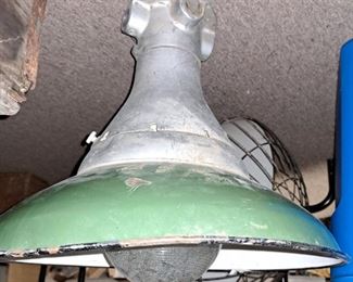 Vintage lighting. Porcelain industrial lighting