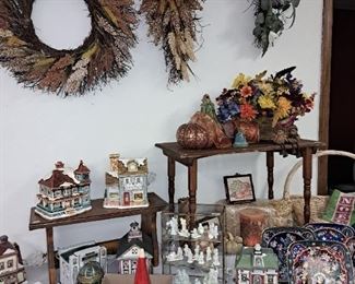 Fall and Christmas decor