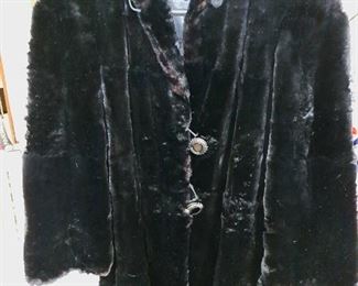 Vintage furs and coats.