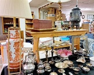 Much silverplate and sterling